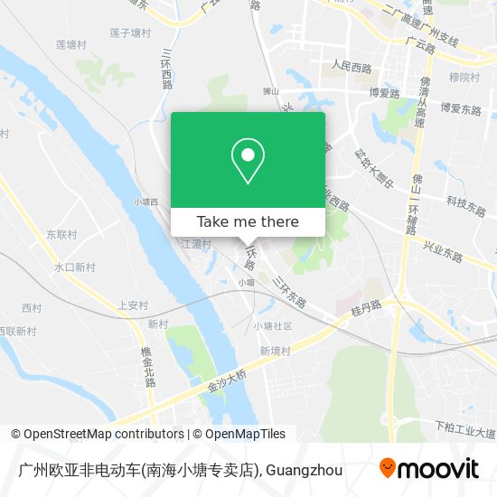 广州欧亚非电动车(南海小塘专卖店) map