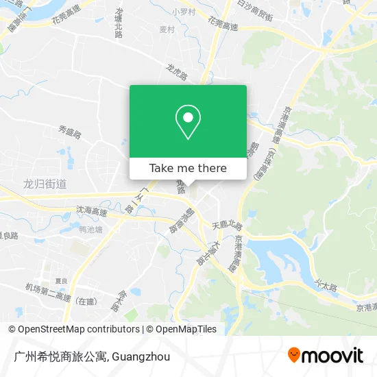 广州希悦商旅公寓 map