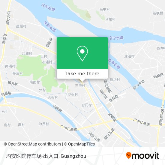 均安医院停车场-出入口 map