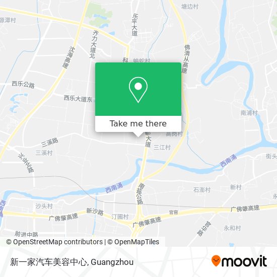 新一家汽车美容中心 map