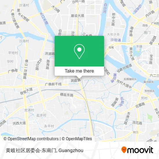 黄岐社区居委会-东南门 map