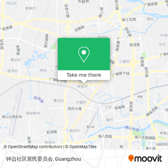 钟边社区居民委员会 map