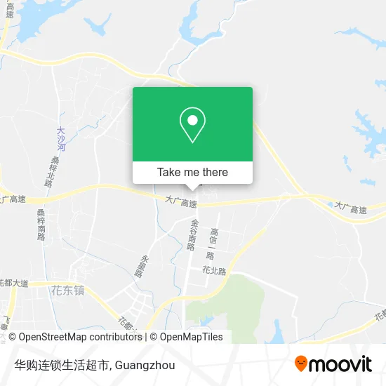 华购连锁生活超市 map
