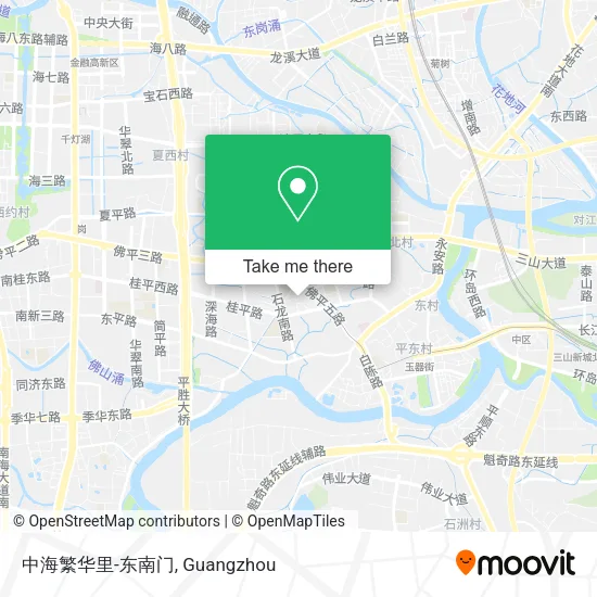 中海繁华里-东南门 map