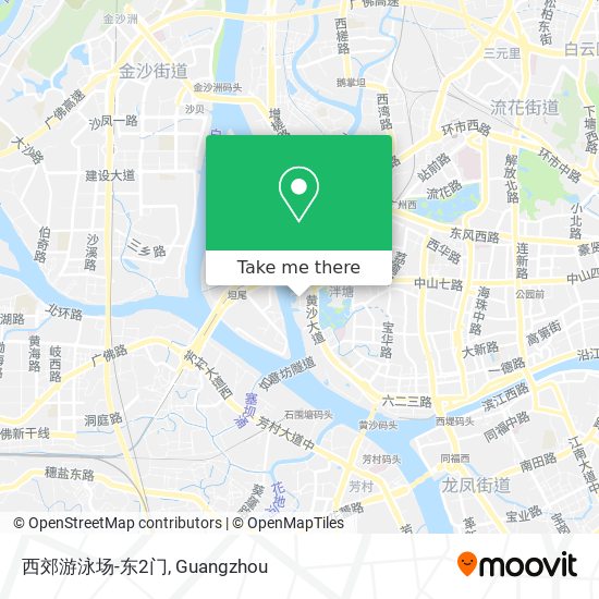 西郊游泳场-东2门 map