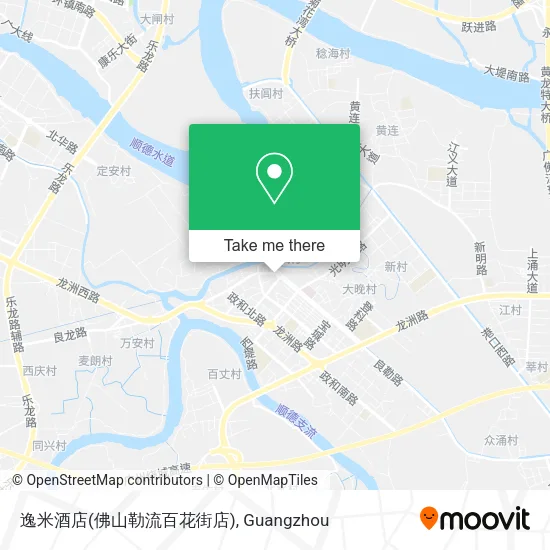逸米酒店(佛山勒流百花街店) map