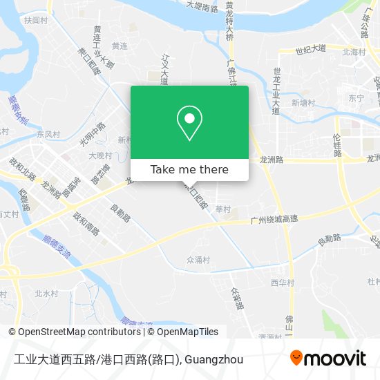 工业大道西五路/港口西路(路口) map