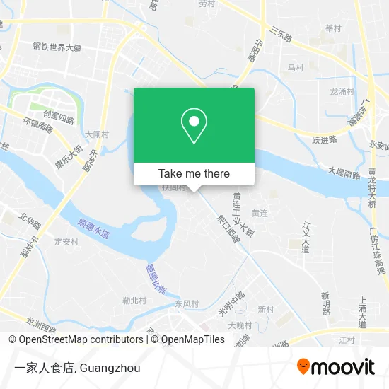 一家人食店 map