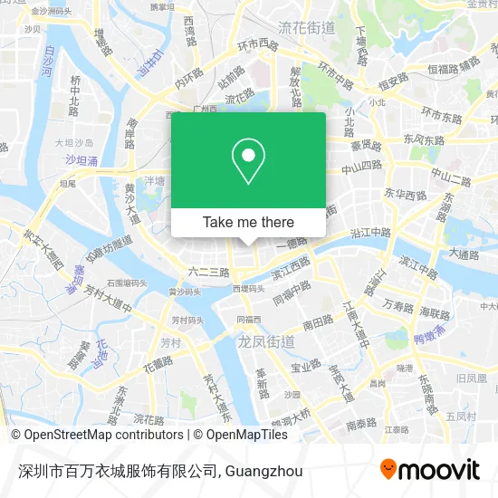 深圳市百万衣城服饰有限公司 map