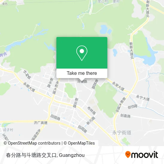 春分路与斗塘路交叉口 map