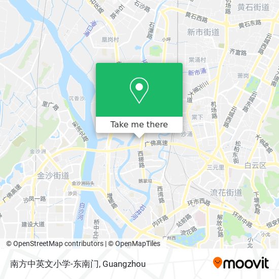 南方中英文小学-东南门 map
