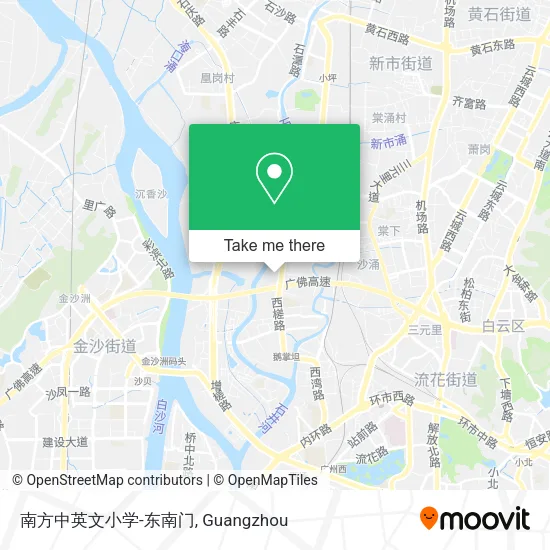 南方中英文小学-东南门 map