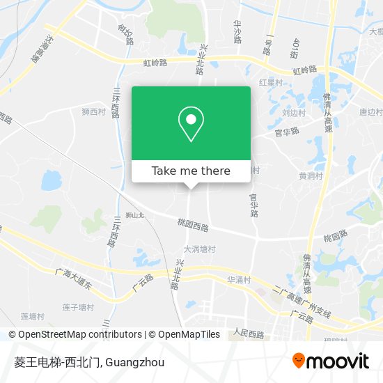 菱王电梯-西北门 map