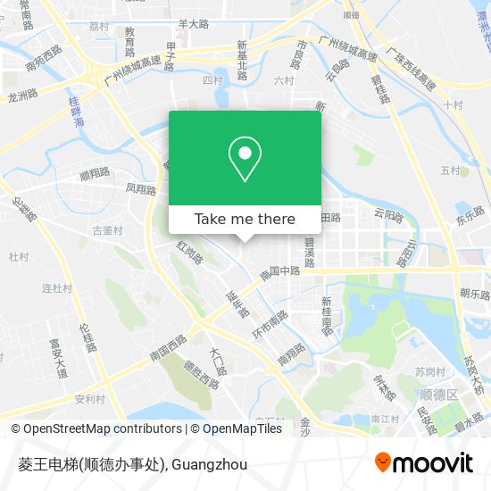 菱王电梯(顺德办事处) map
