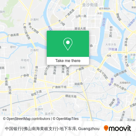中国银行(佛山南海黄岐支行)-地下车库 map