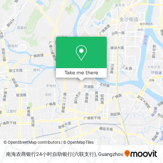 南海农商银行24小时自助银行(六联支行) map