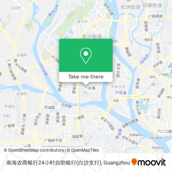 南海农商银行24小时自助银行(白沙支行) map