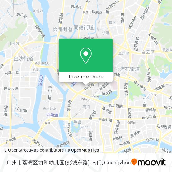 广州市荔湾区协和幼儿园(彭城东路)-南门 map