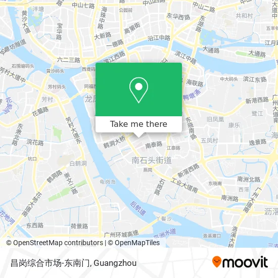 昌岗综合市场-东南门 map