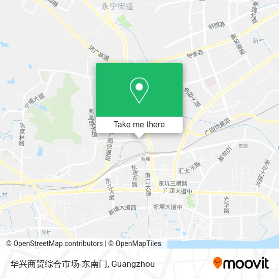 华兴商贸综合市场-东南门 map