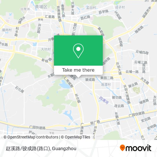 赵溪路/骏成路(路口) map