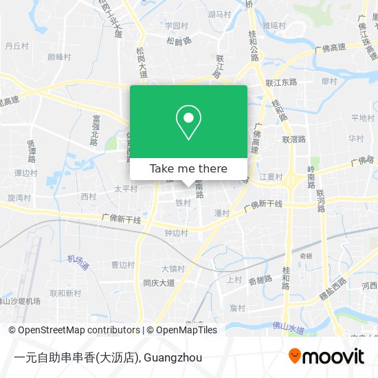 一元自助串串香(大沥店) map