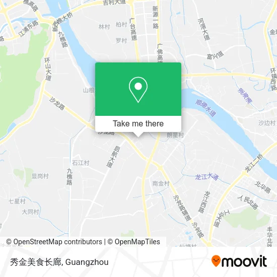 秀金美食长廊 map