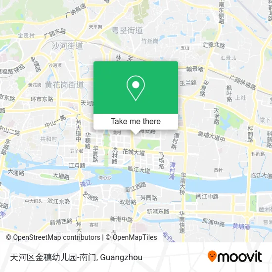 天河区金穗幼儿园-南门 map