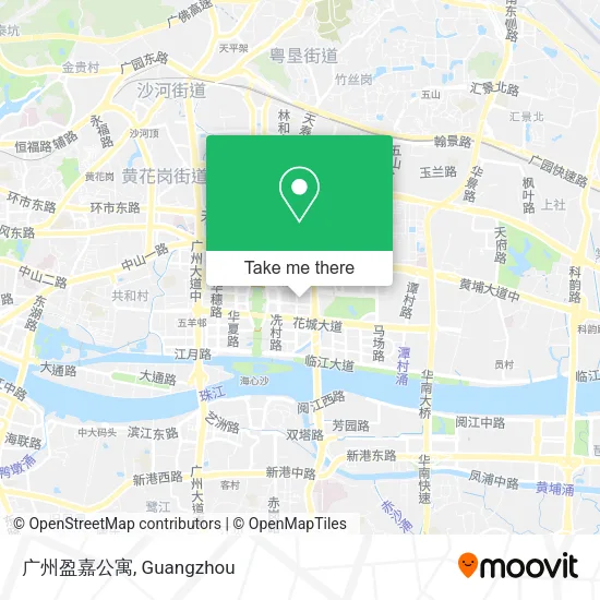 广州盈嘉公寓 map