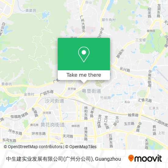 中生建实业发展有限公司(广州分公司) map
