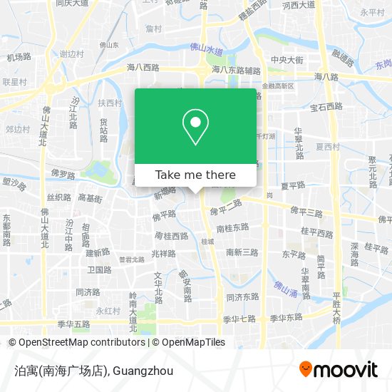 泊寓(南海广场店) map