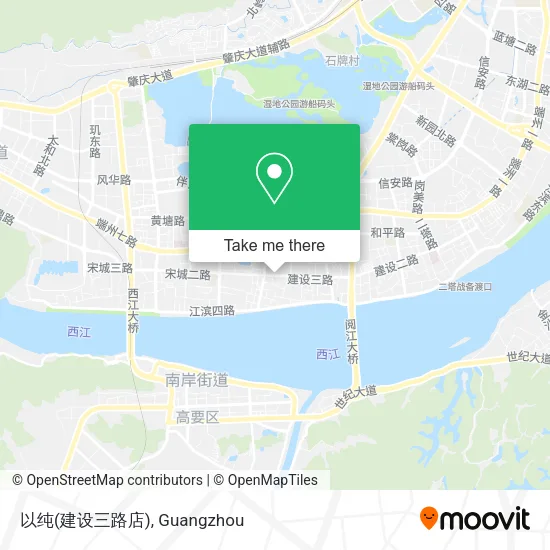 以纯(建设三路店) map