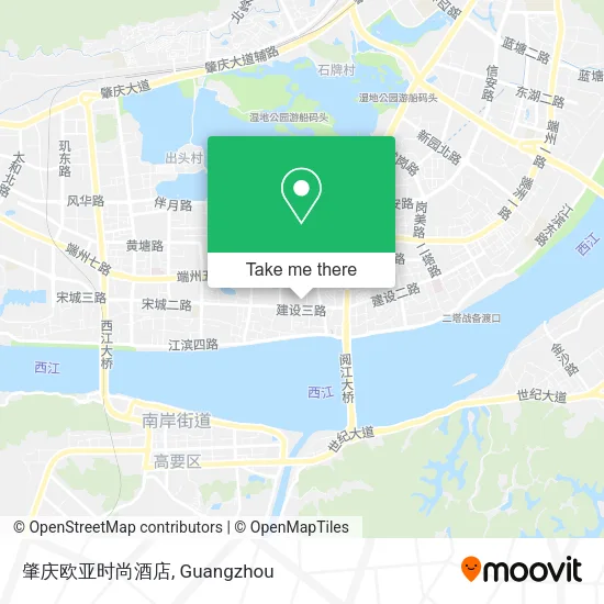 肇庆欧亚时尚酒店 map