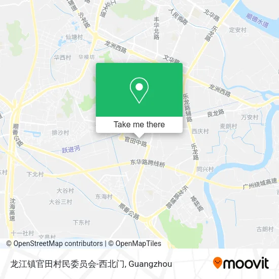 龙江镇官田村民委员会-西北门 map