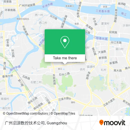 广州启源数控技术公司 map