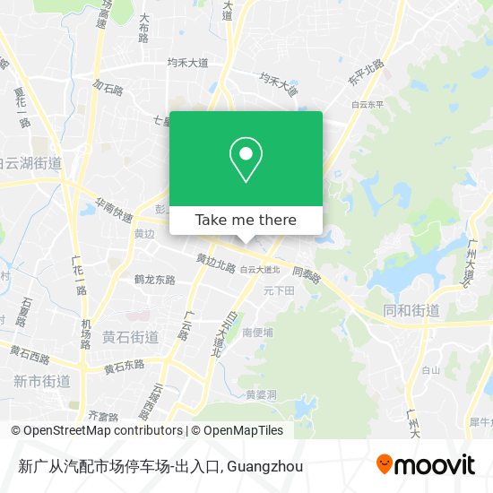 新广从汽配市场停车场-出入口 map