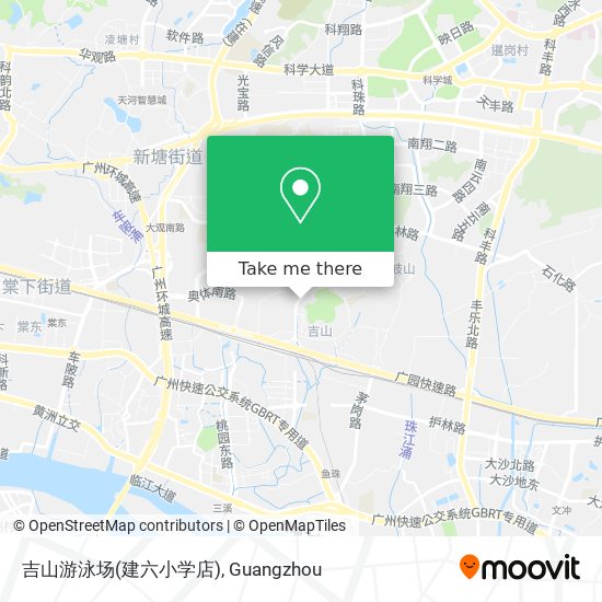 吉山游泳场(建六小学店) map