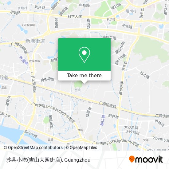 沙县小吃(吉山大园街店) map