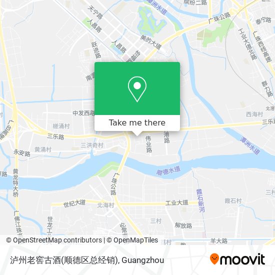 泸州老窖古酒(顺德区总经销) map