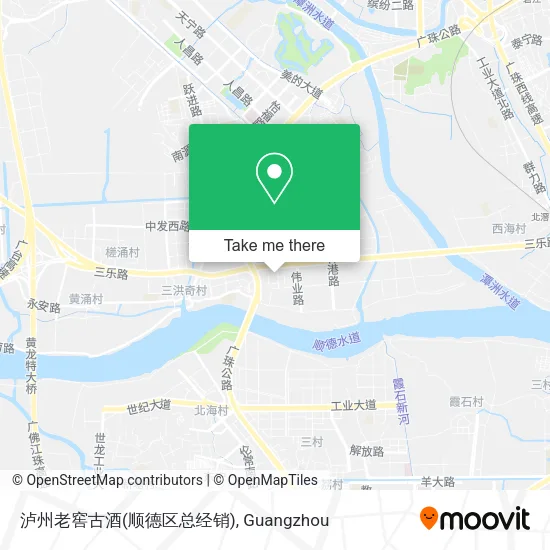 泸州老窖古酒(顺德区总经销) map