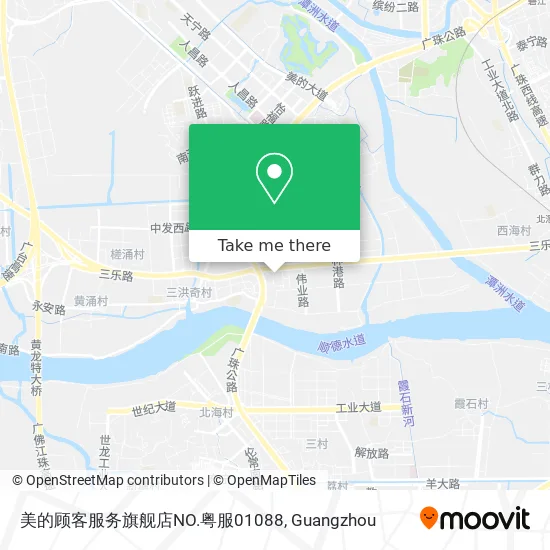 美的顾客服务旗舰店NO.粤服01088 map