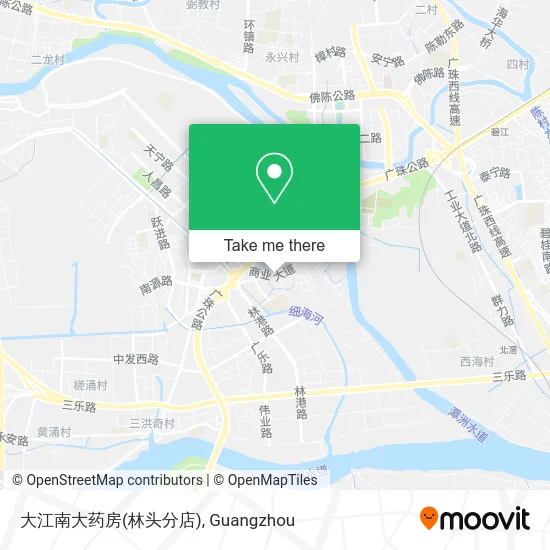 大江南大药房(林头分店) map