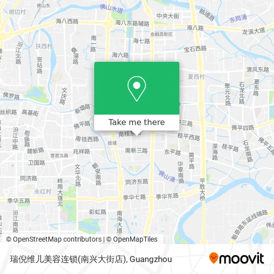 瑞倪维儿美容连锁(南兴大街店) map
