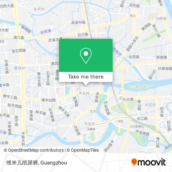 维米儿纸尿裤 map