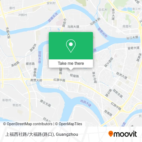 上福西社路/大福路(路口) map