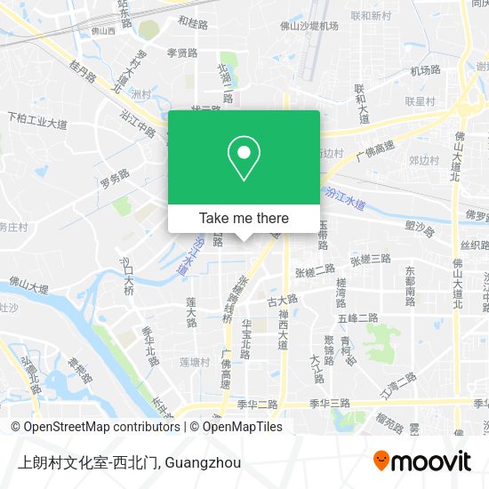 上朗村文化室-西北门 map