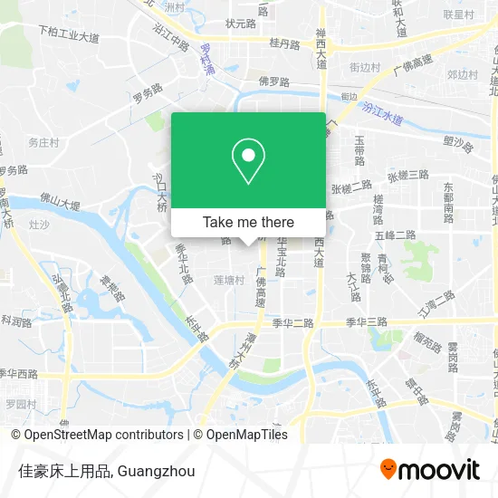佳豪床上用品 map