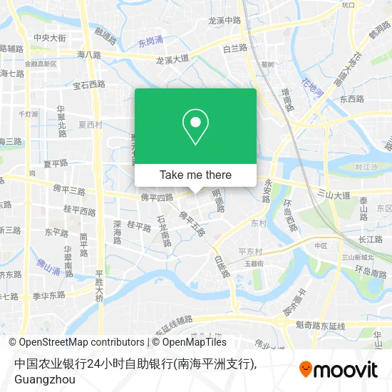 中国农业银行24小时自助银行(南海平洲支行) map