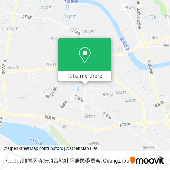 佛山市顺德区杏坛镇吕地社区居民委员会 map
