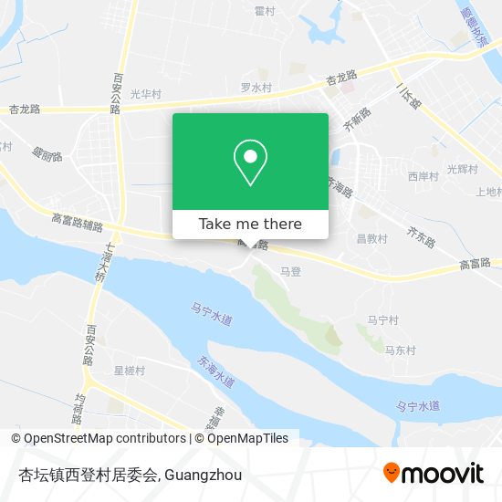 杏坛镇西登村居委会 map